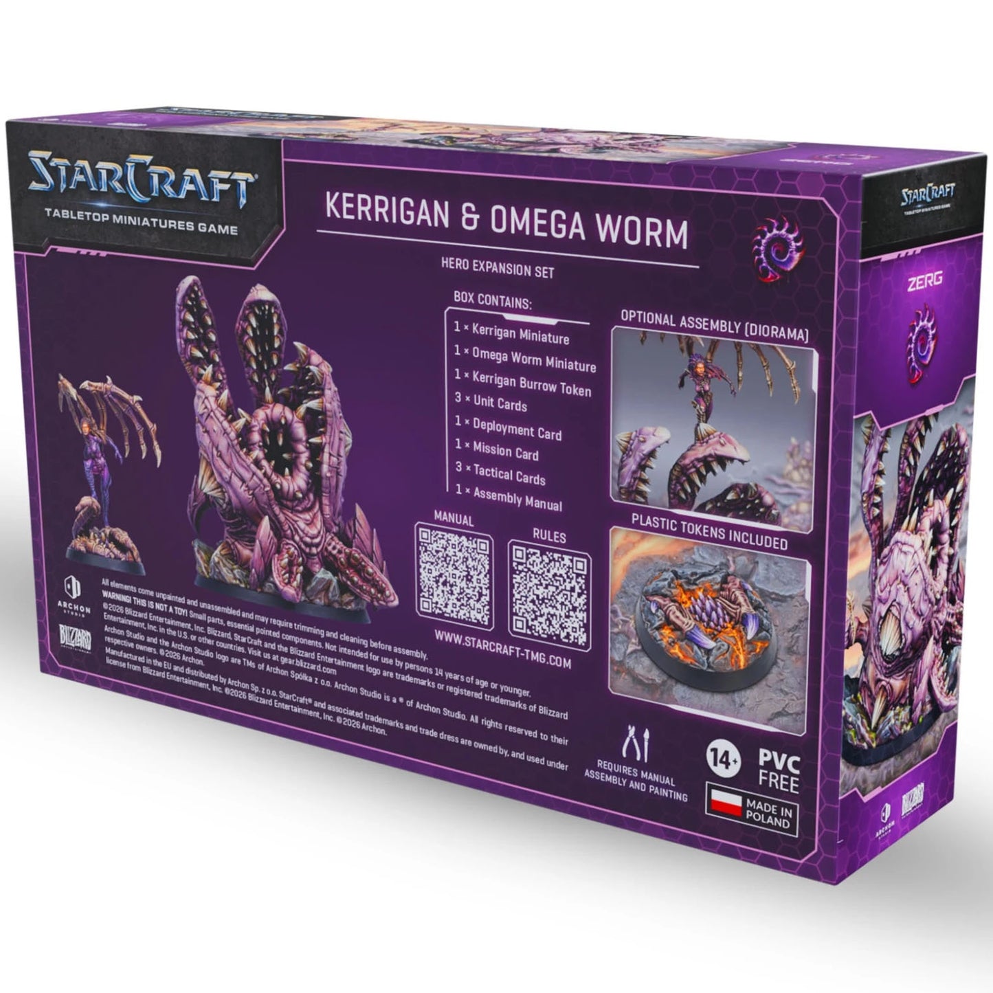 Zerg - Kerrigan and Omega Worm