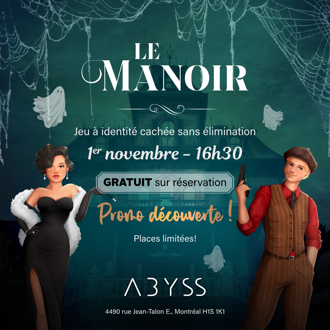 Le Manoir - Un Jeu à Identité Cachée! 2026-11-01