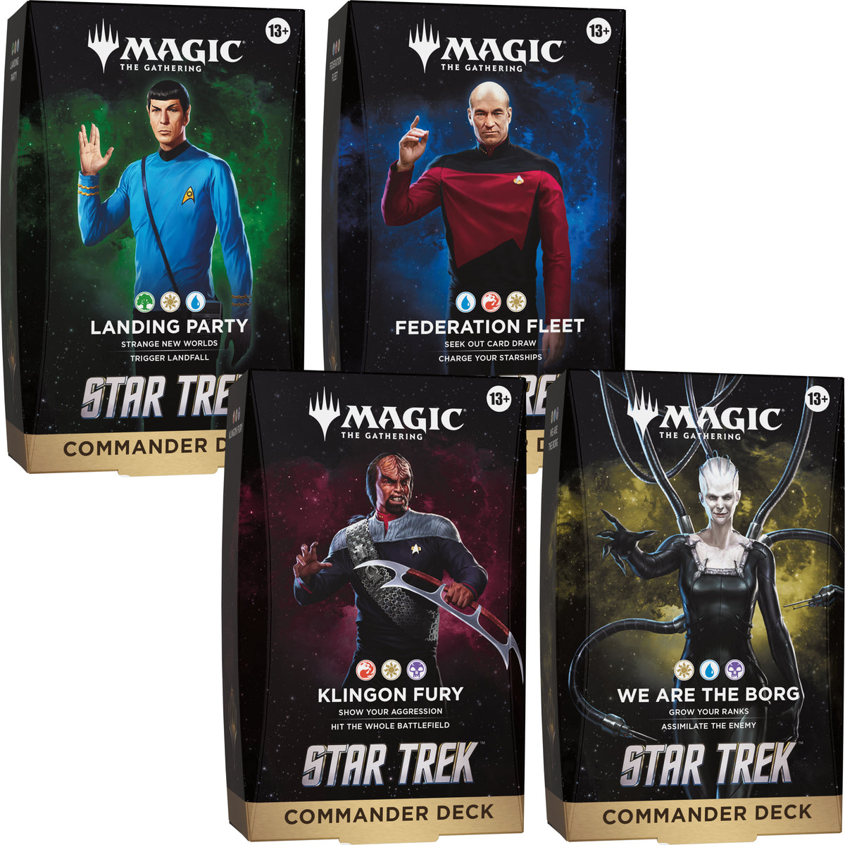 MTG - Star Trek - Commander Deck - Set of 4