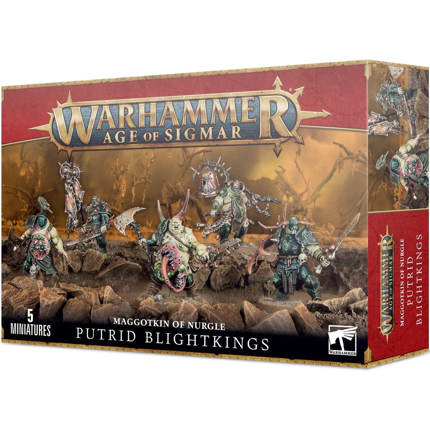 Maggotkin of Nurgle Putrid Blightkings ( 83-28 ) - Used