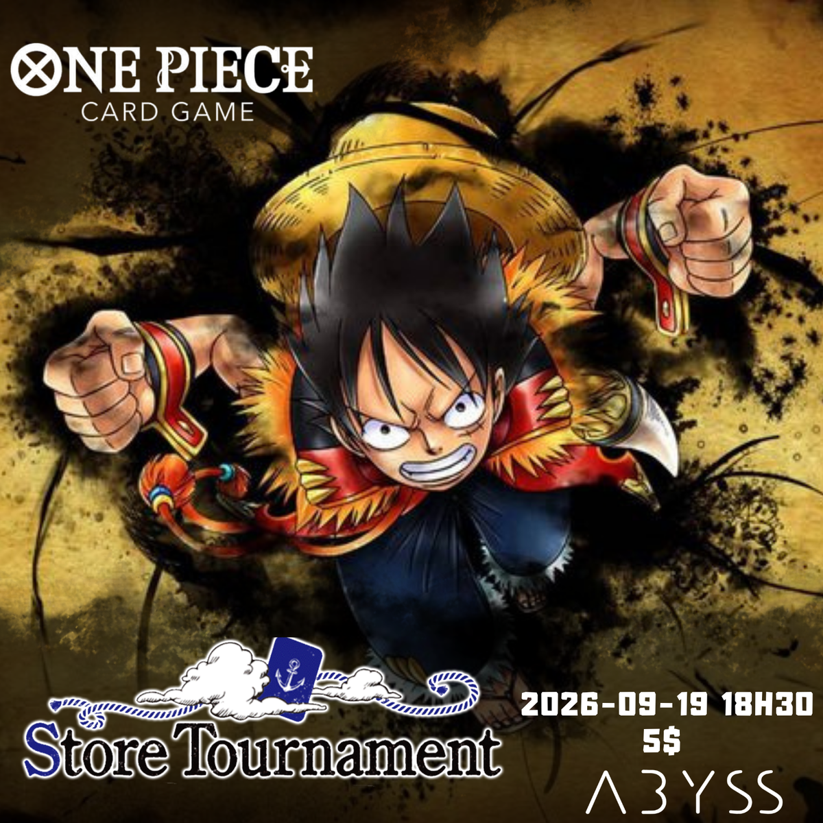One Piece Store Tournament (Tournoi) 2026-09-19
