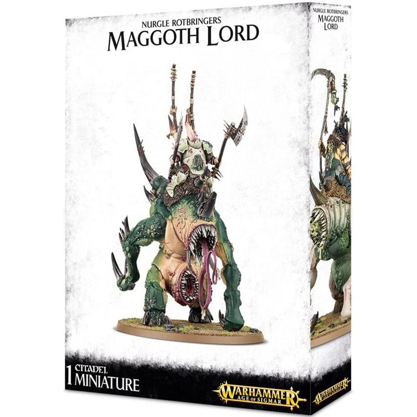 Maggotkin of Nurgle - Maggoth Lord Morbidex Twiceborn / Orghotts Daemonspew / Bloab Rotspawned ( 1038-W )