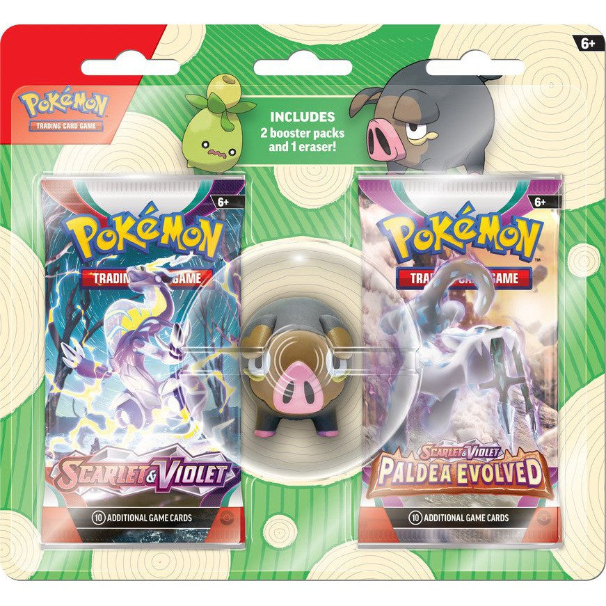 Pokemon Back to School Blisters - Paldea Evolved - Eraser Promo