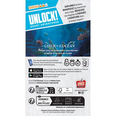 Unlock! Short Adventures: Le Cœur de l'Océan