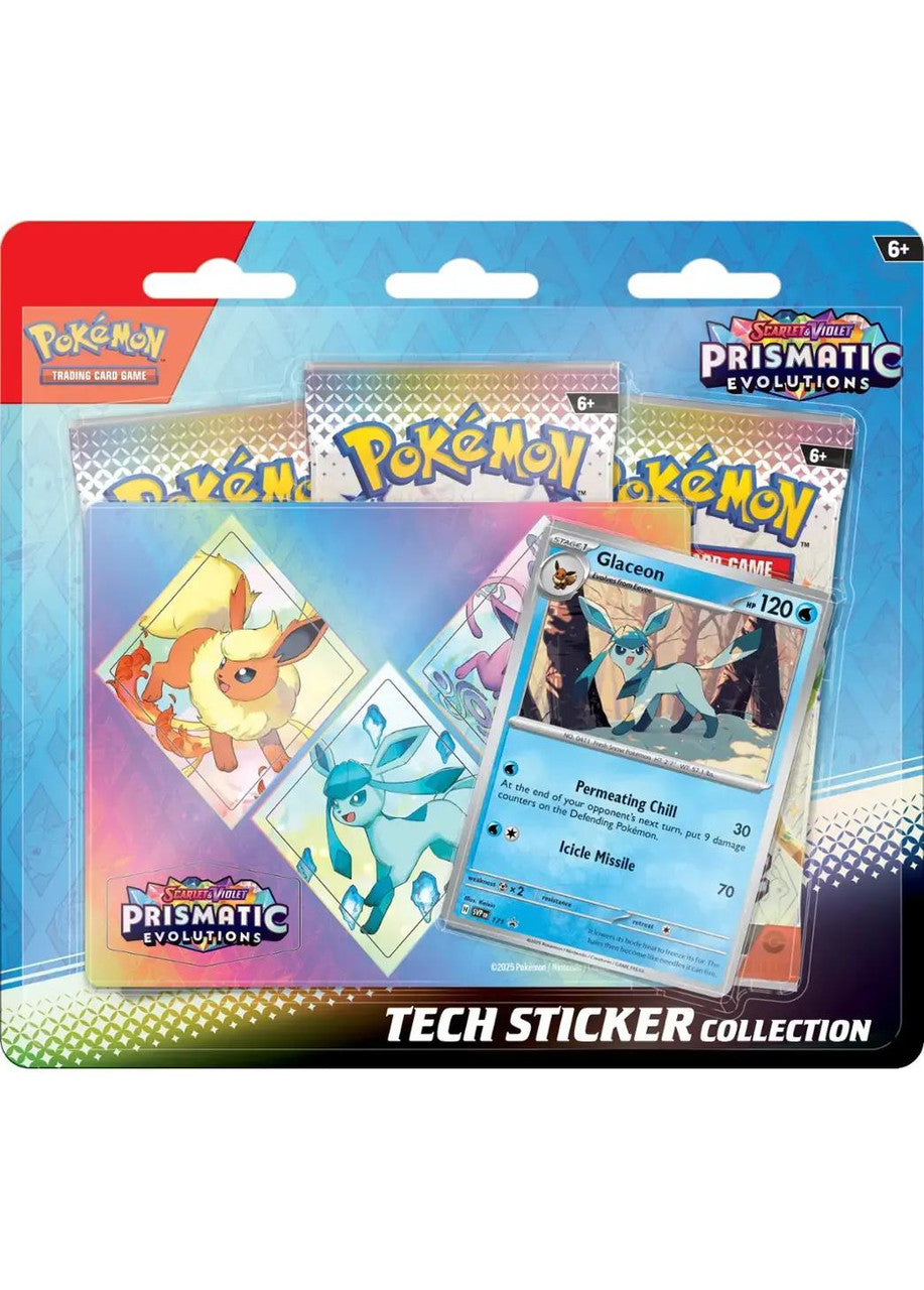 Pokemon - Prismatic Evolutions Tech Sticker Collection - Glaceon