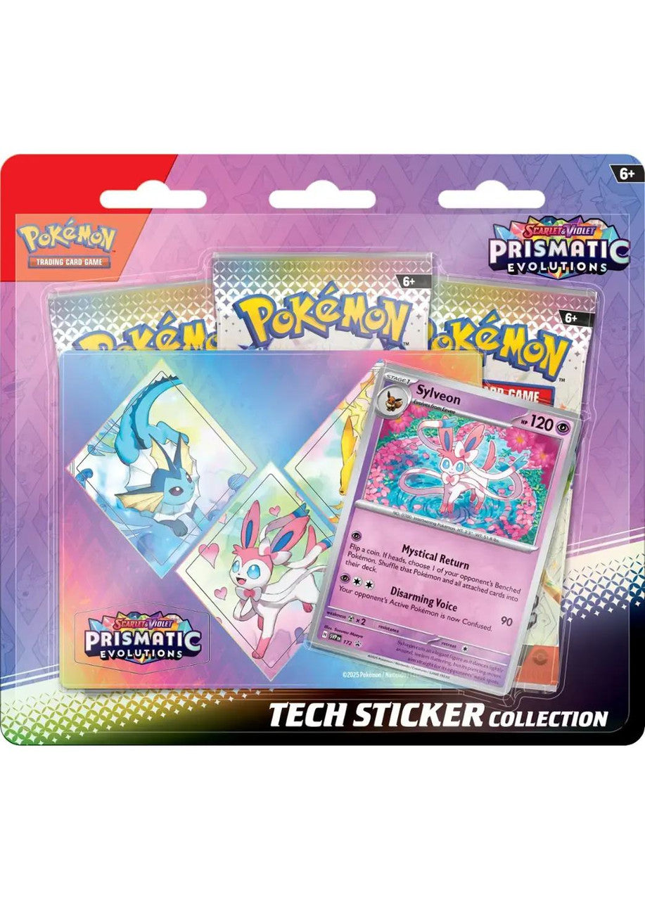 Pokemon - Prismatic Evolutions Tech Sticker Collection - Sylveon