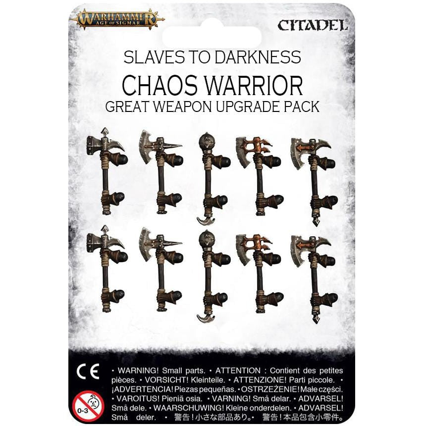 Slaves to Darkness Chaos Warrior Great Weapons Upgrade Pack ( 1221-W ) - Used