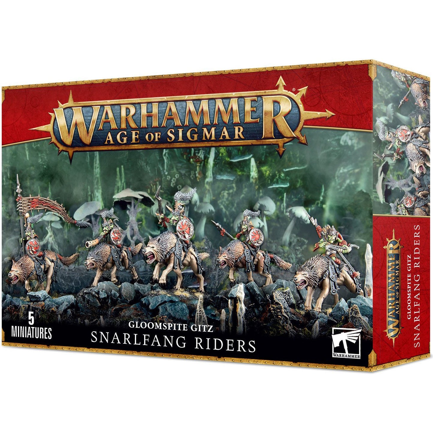 Gloomspite Gitz - Snarlfang Riders ( 89-76 )