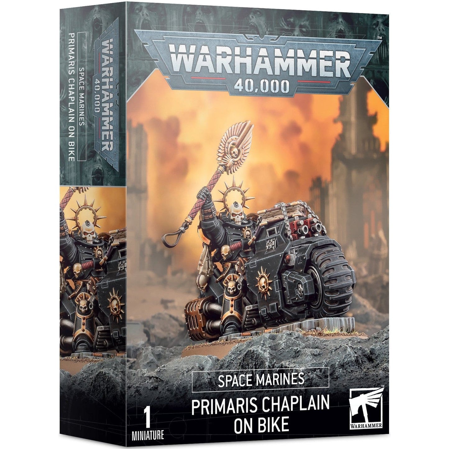 Space Marines - Primaris Chaplain on Bike ( 48-31 )