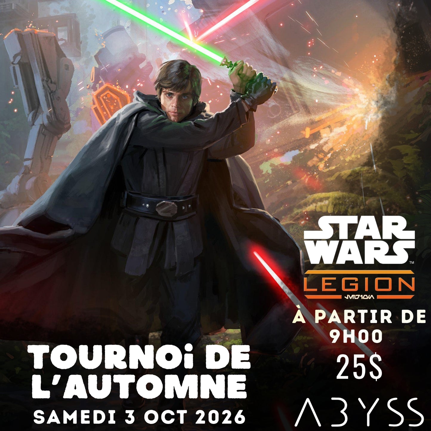 Tournoi de l'Automne Star Wars Legion - 2026-10-03 (9H)