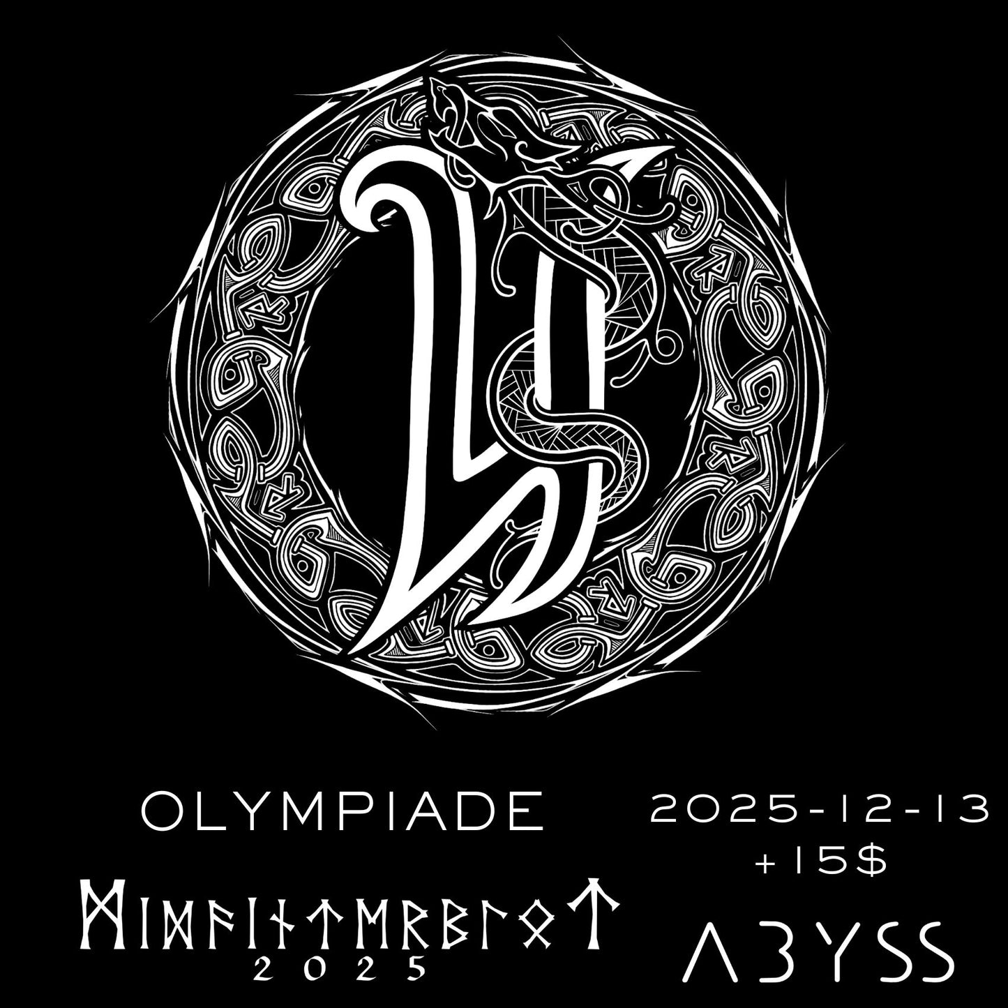 Olympiades (à ajouter au billet de concert à 30$)