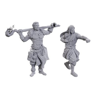 D&D Unpainted Minis: Archdruid & Martial Arts Adept (90695)