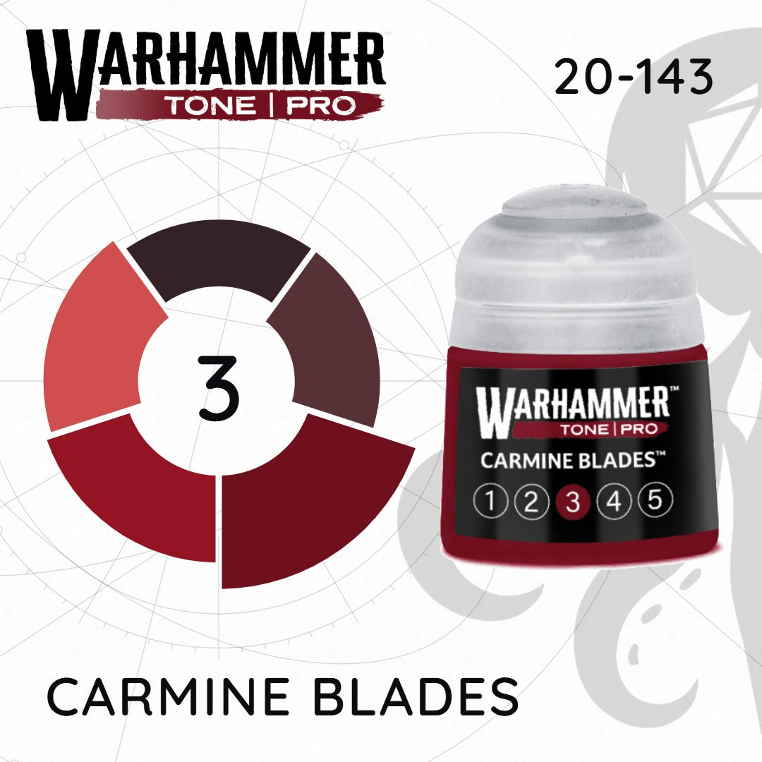 Warhammer Tone Pro - Carmine Blades 3 (20-143)