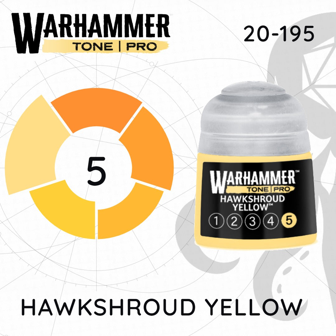 Warhammer Tone Pro - Hawkshroud Yellow 5 (20-195)
