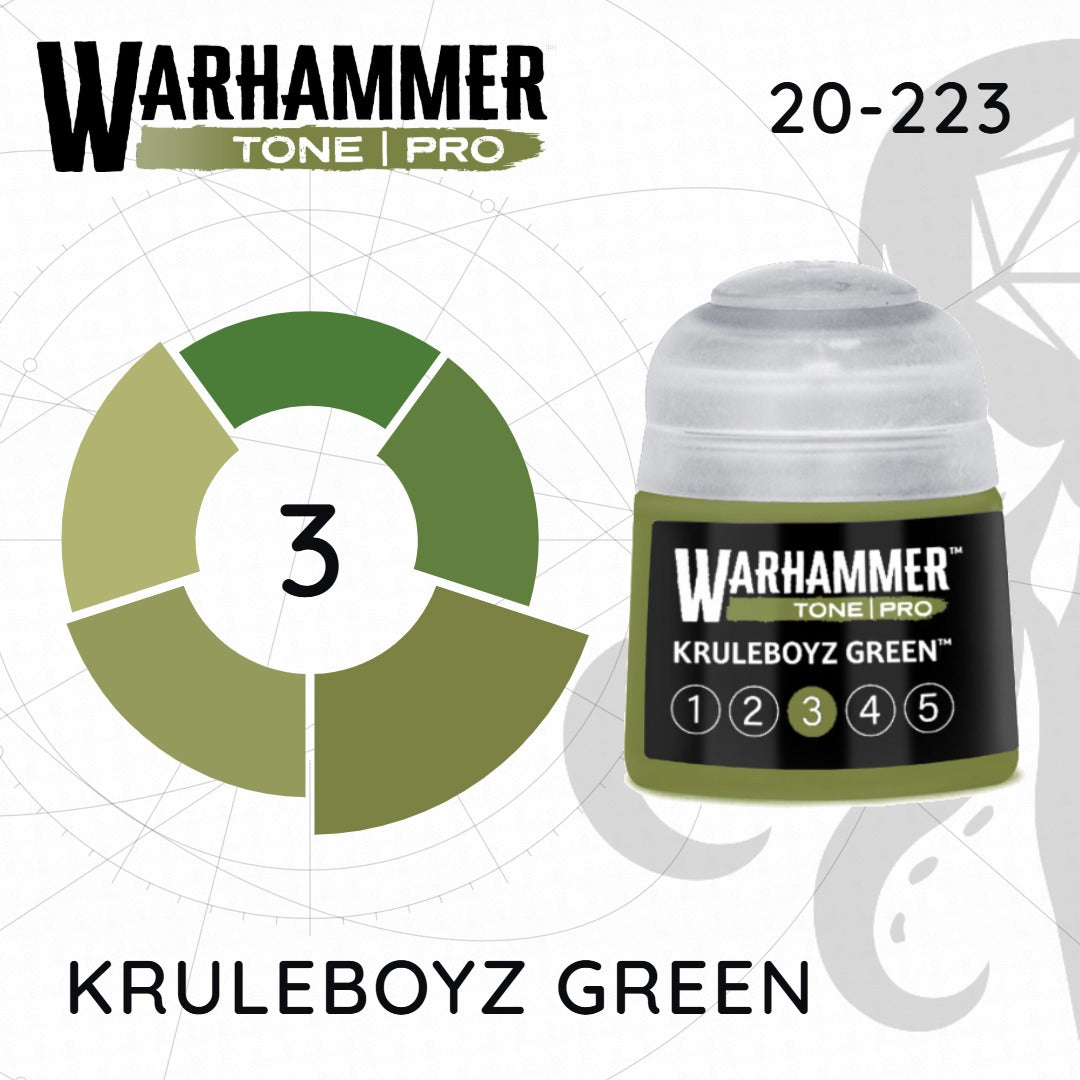 Warhammer Tone Pro - Kruleboyz Green 3 (20-223)