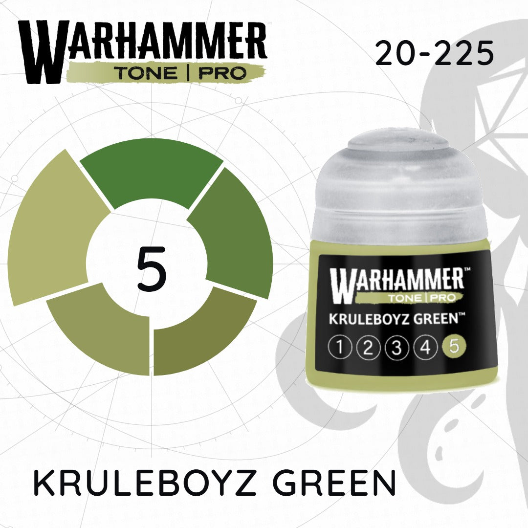 Warhammer Tone Pro - Kruleboyz Green 5 (20-225)