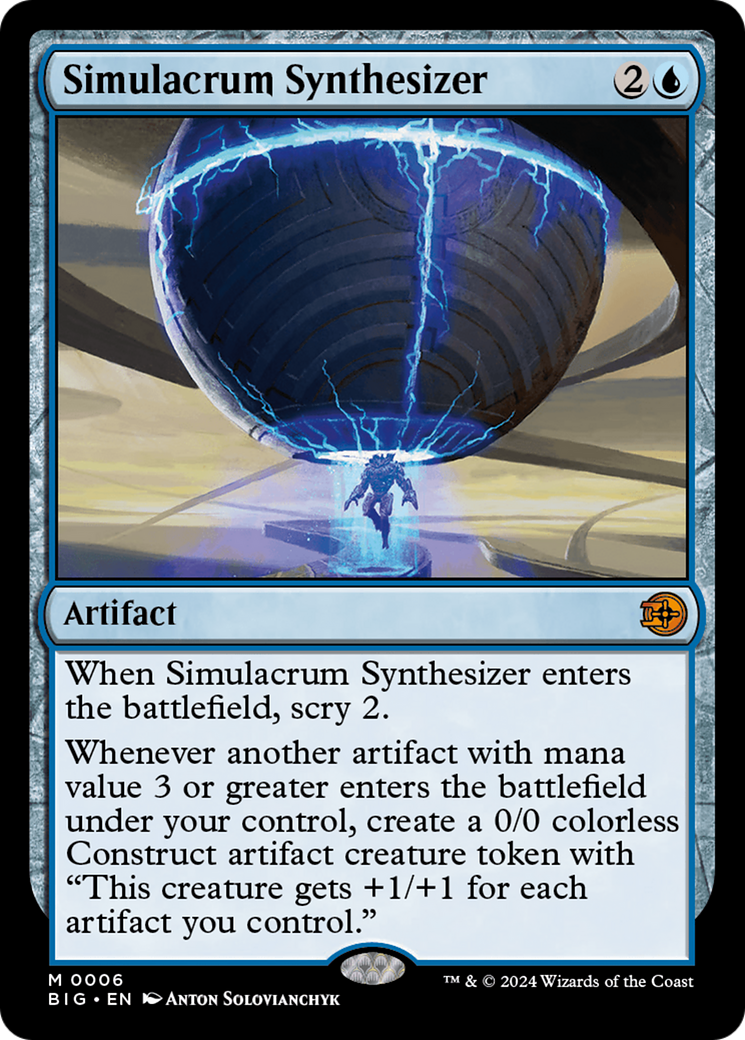 Simulacrum Synthesizer (BIG-006) - The Big Score Foil