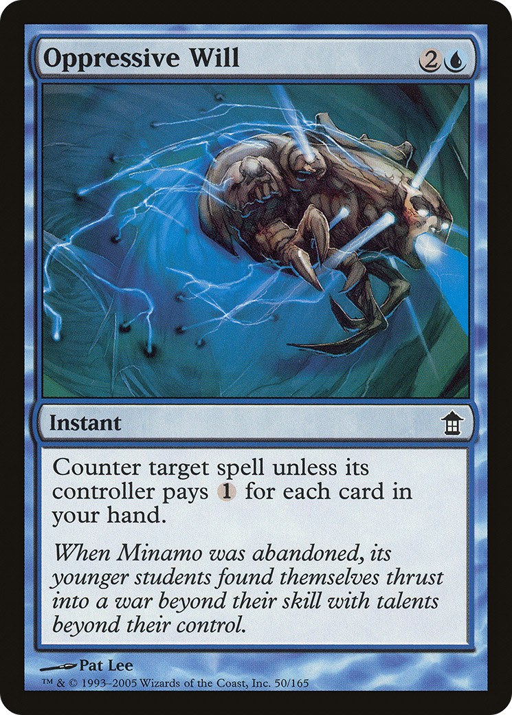 Oppressive Will (SOK-050) - Saviors of Kamigawa Foil