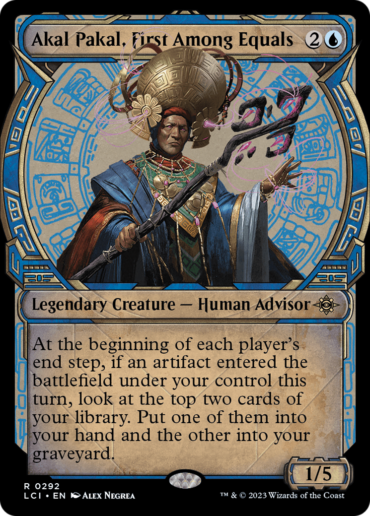 Akal Pakal, First Among Equals (LCI-292) - The Lost Caverns of Ixalan: (Showcase)