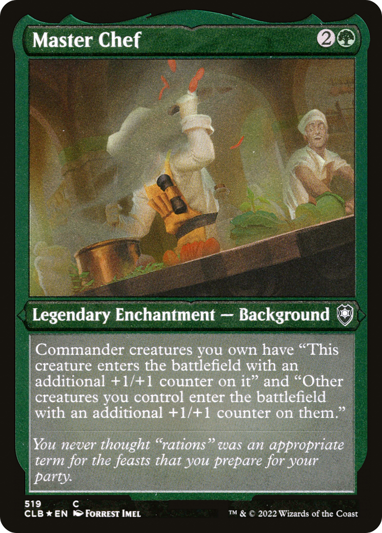 Master Chef (CLB-519) - Commander Legends: Battle for Baldur's Gate Etched Foil