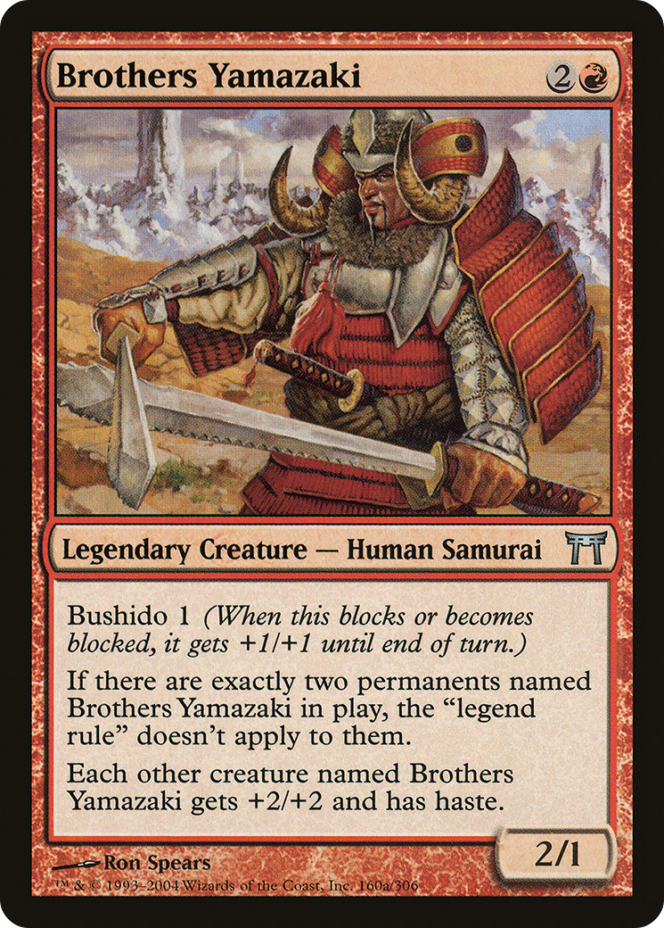 Brothers Yamazaki (CHK-160A) - Champions of Kamigawa