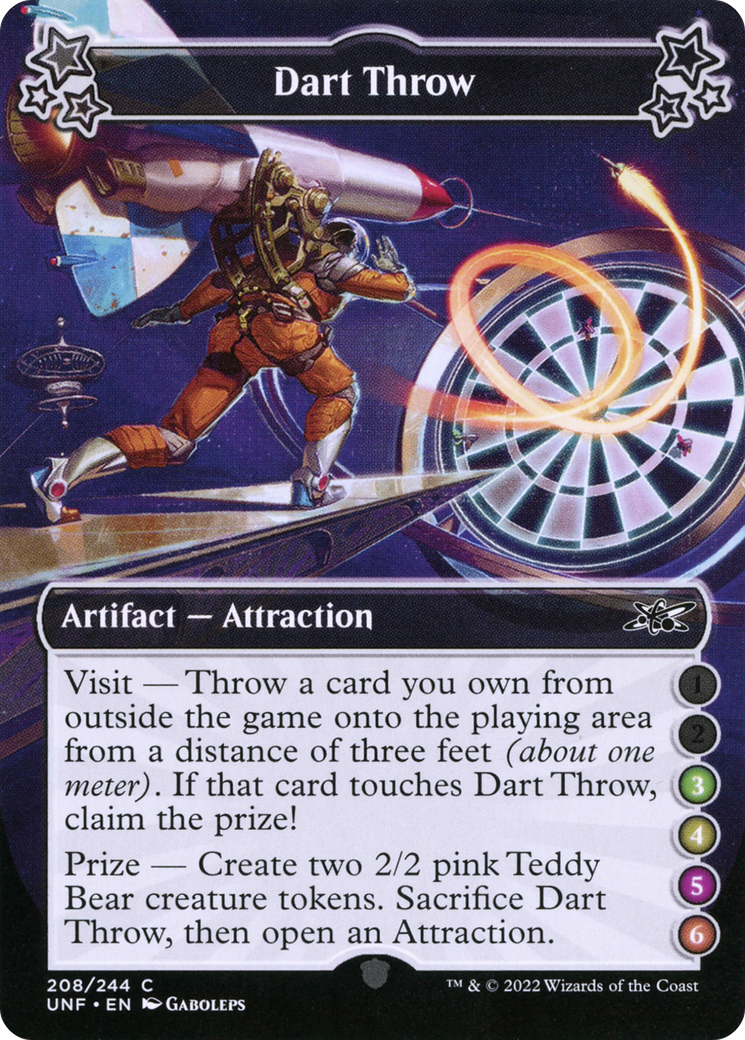 Dart Throw (UNF-208) - Unfinity Foil