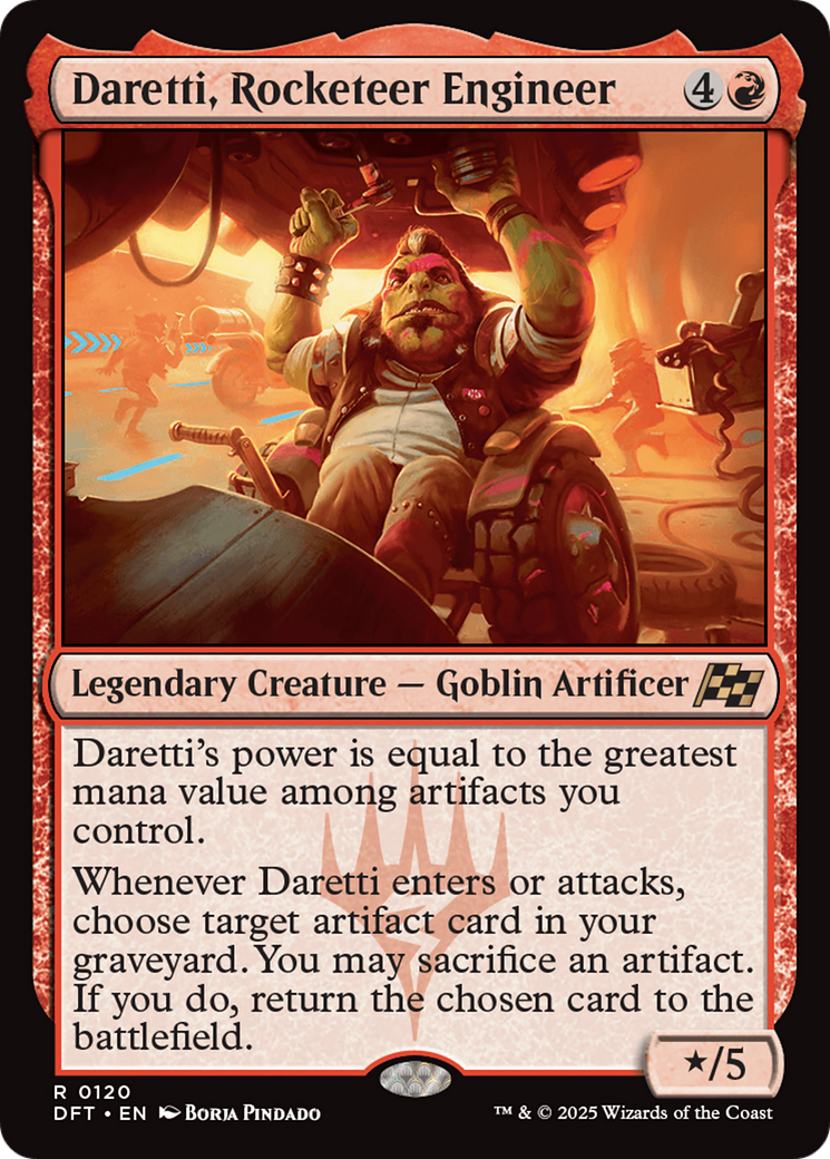 Daretti, Rocketeer Engineer (DFT-120) - Aetherdrift Foil