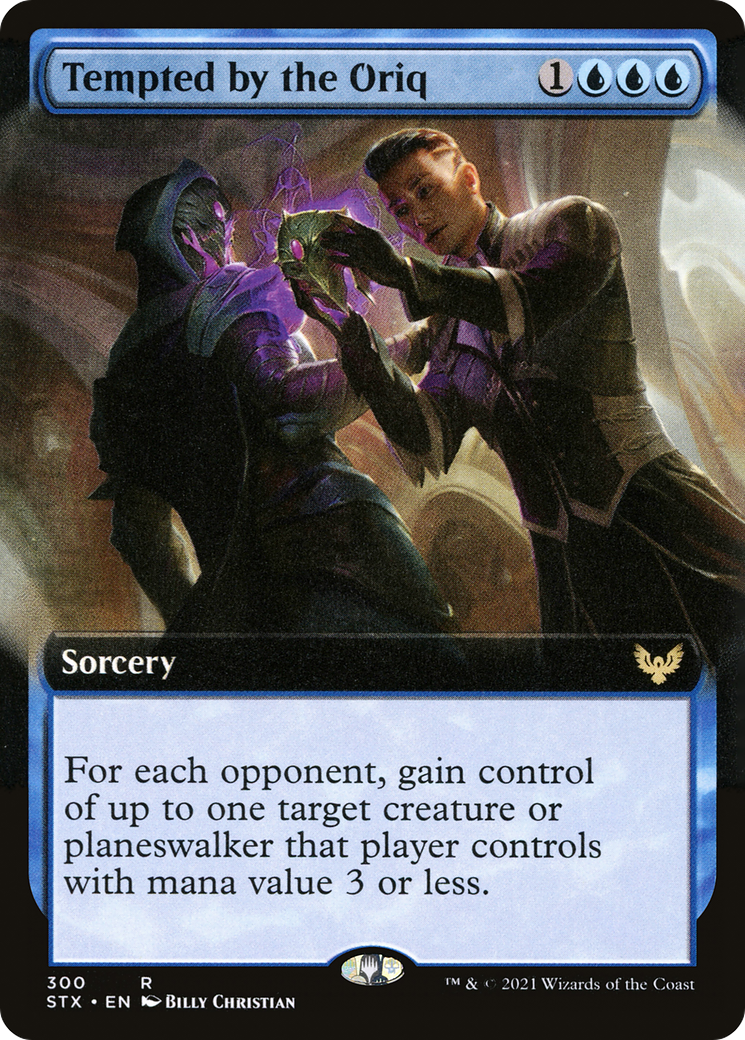 Tempted by the Oriq (STX-300) - Strixhaven: School of Mages: (Extended Art)