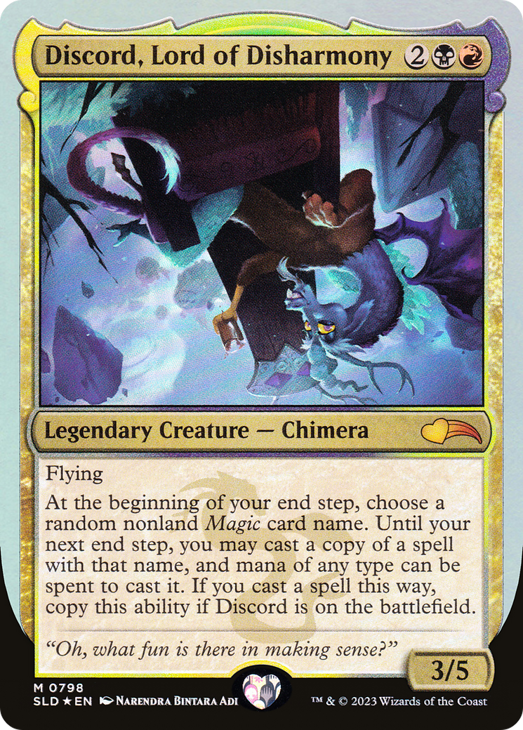Discord, Lord of Disharmony (SLD-798) - Secret Lair Drop