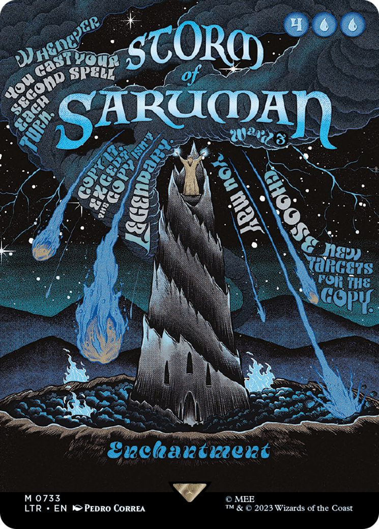 Storm of Saruman (LTR-733) - The Lord of the Rings: Tales of Middle-earth (Borderless) Foil