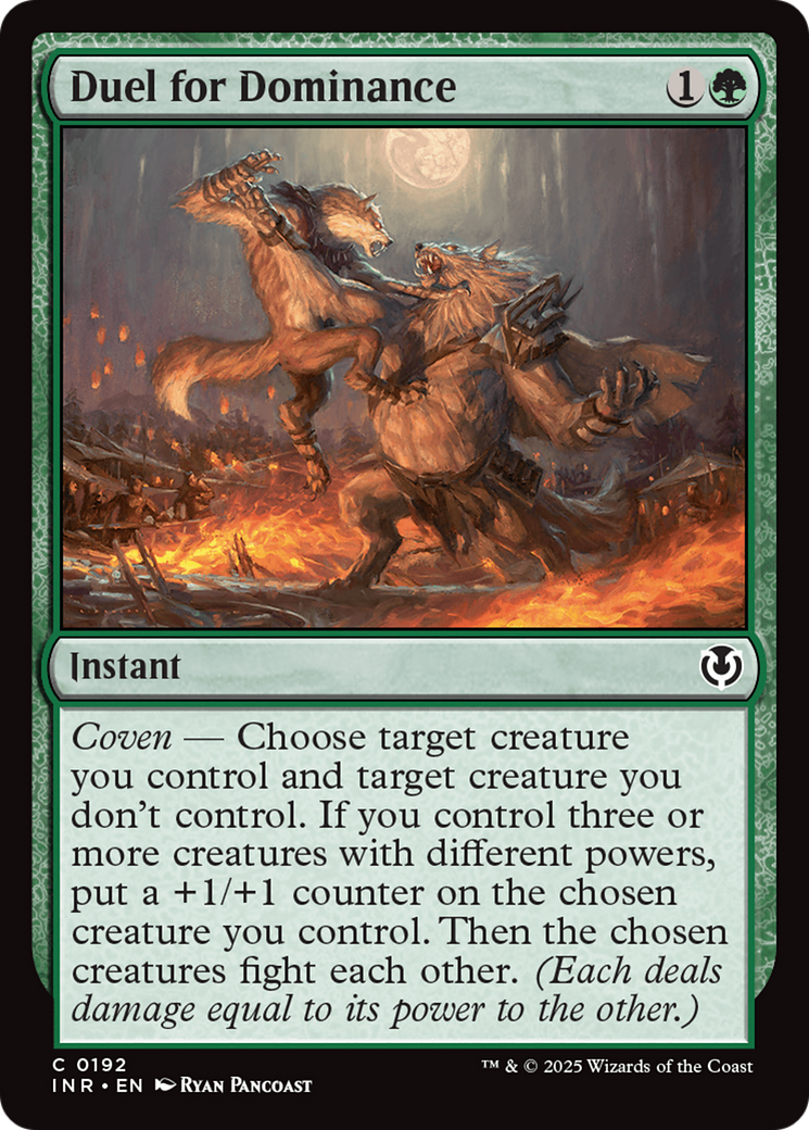 Duel for Dominance (INR-192) - Innistrad Remastered Foil