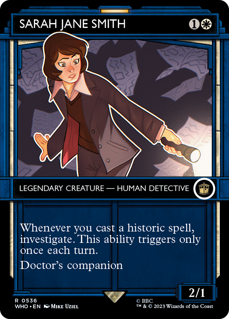 Sarah Jane Smith (WHO-536) - Doctor Who: (Showcase) (Borderless)