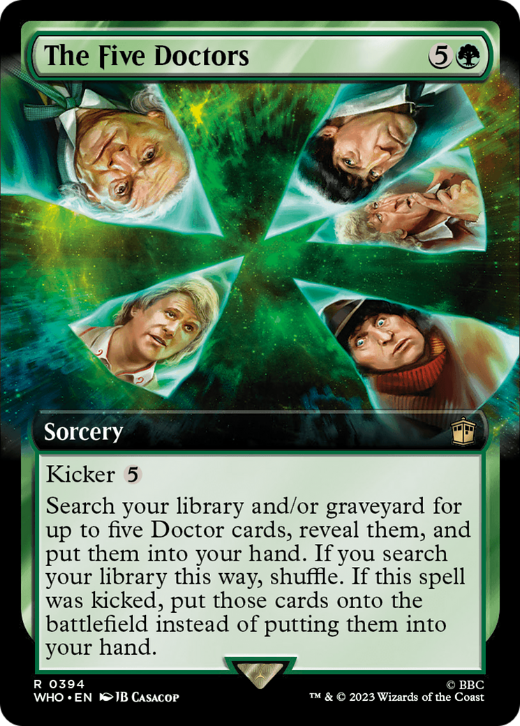 The Five Doctors (WHO-394) - Doctor Who: (Extended Art) Foil