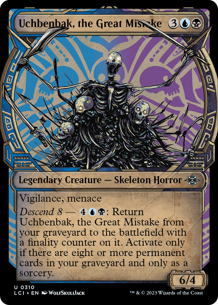 Uchbenbak, the Great Mistake (LCI-310) - The Lost Caverns of Ixalan: (Showcase) Foil