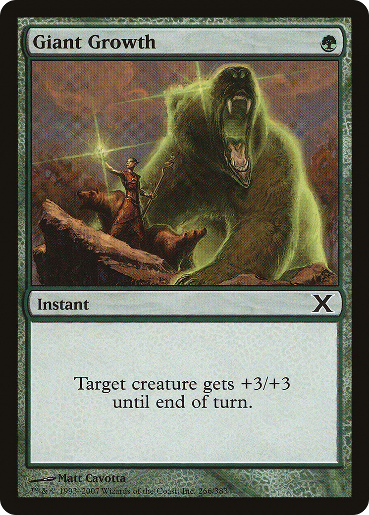 Giant Growth (10E-266) - Tenth Edition