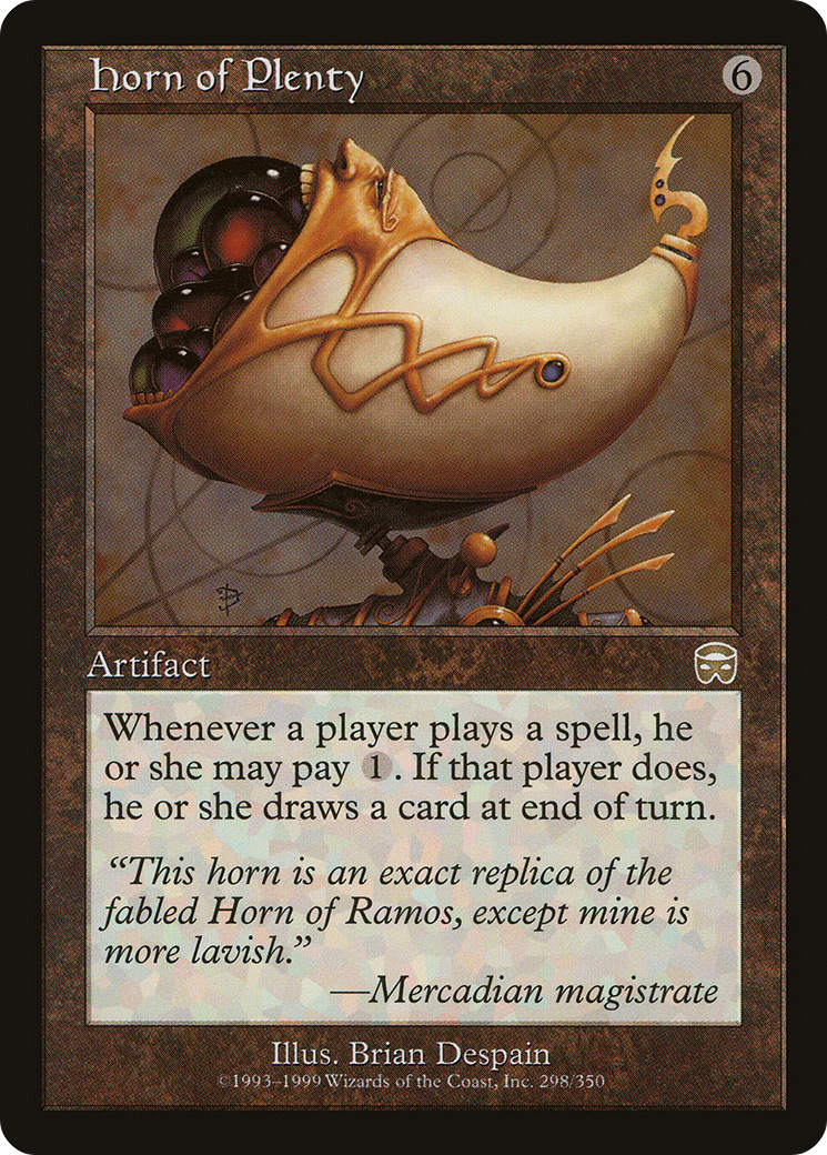 Horn of Plenty (MMQ-298) - Mercadian Masques Foil