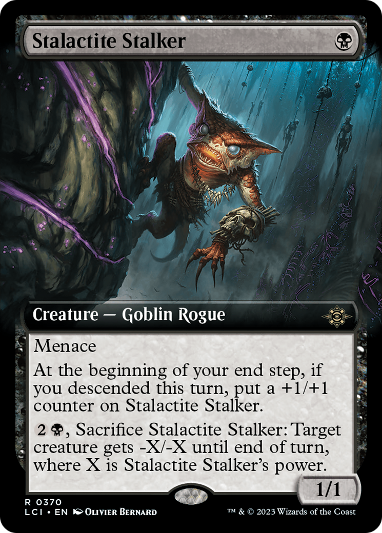 Stalactite Stalker (LCI-370) - The Lost Caverns of Ixalan: (Extended Art) Foil