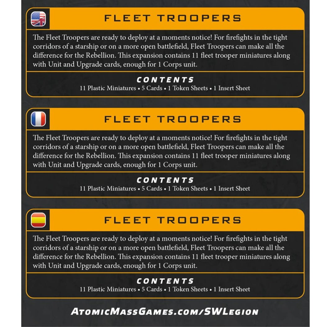 Star Wars: Legion - Fleet Troopers (SWQ197)