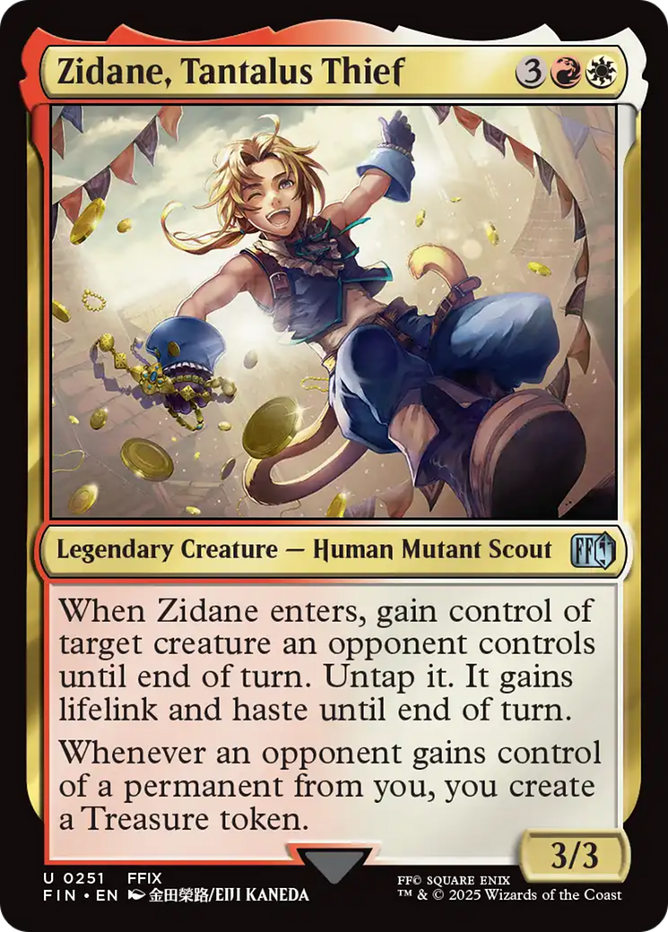 Zidane, Tantalus Thief (FIN-251) - FINAL FANTASY Foil