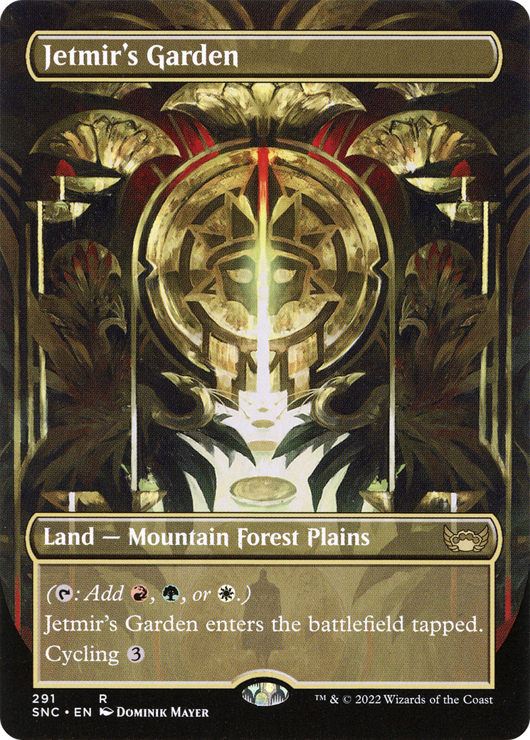Jetmir's Garden (SNC-291) - Streets of New Capenna (Borderless) Foil
