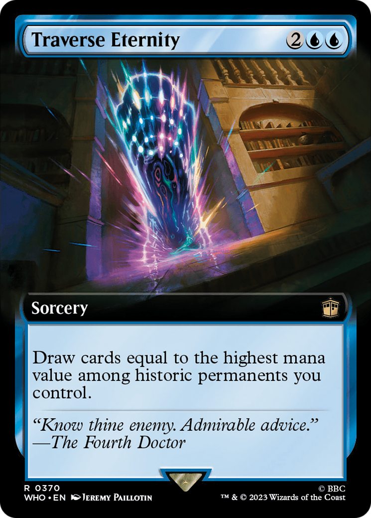 Traverse Eternity (WHO-370) - Doctor Who: (Extended Art) Foil