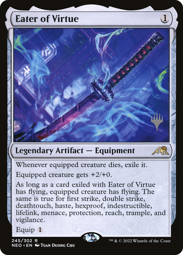 Eater of Virtue (PPNEO-245) - Kamigawa: Neon Dynasty Promos