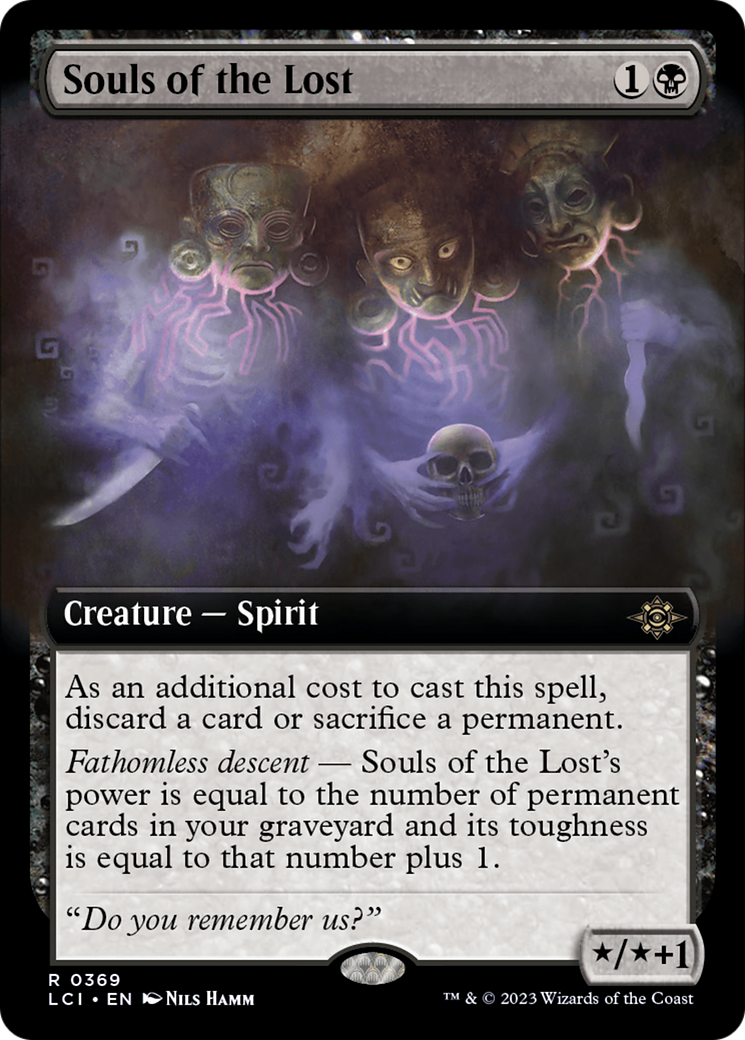 Souls of the Lost (LCI-369) - The Lost Caverns of Ixalan: (Extended Art)