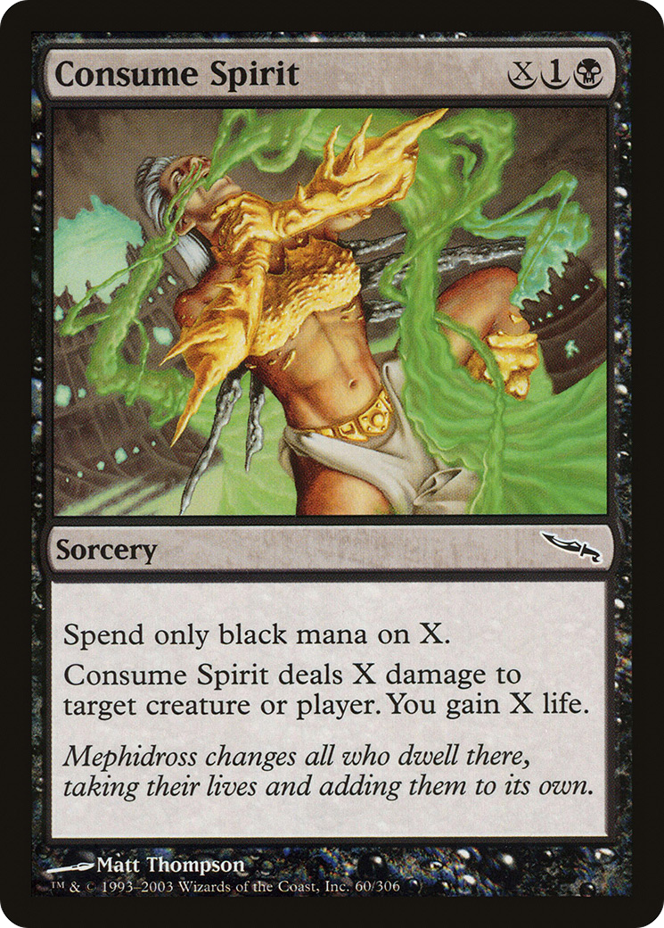 Consume Spirit (MRD-060) - Mirrodin Foil