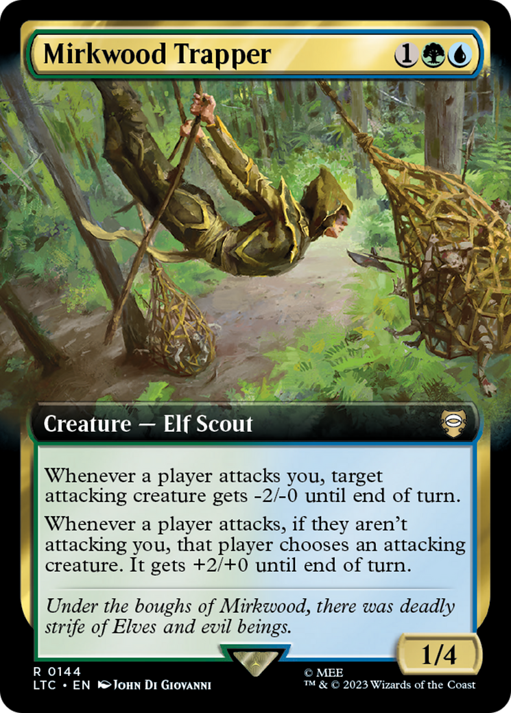 Mirkwood Trapper (LTC-144) - Tales of Middle-earth Commander: (Extended Art) Foil