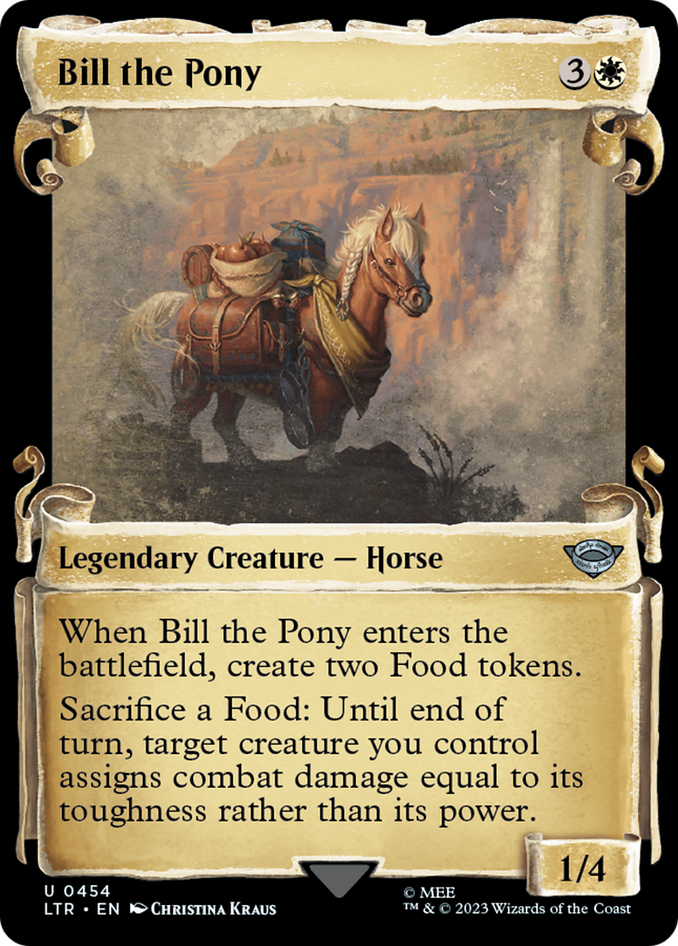 Bill the Pony (LTR-454) - The Lord of the Rings: Tales of Middle-earth: (Showcase)