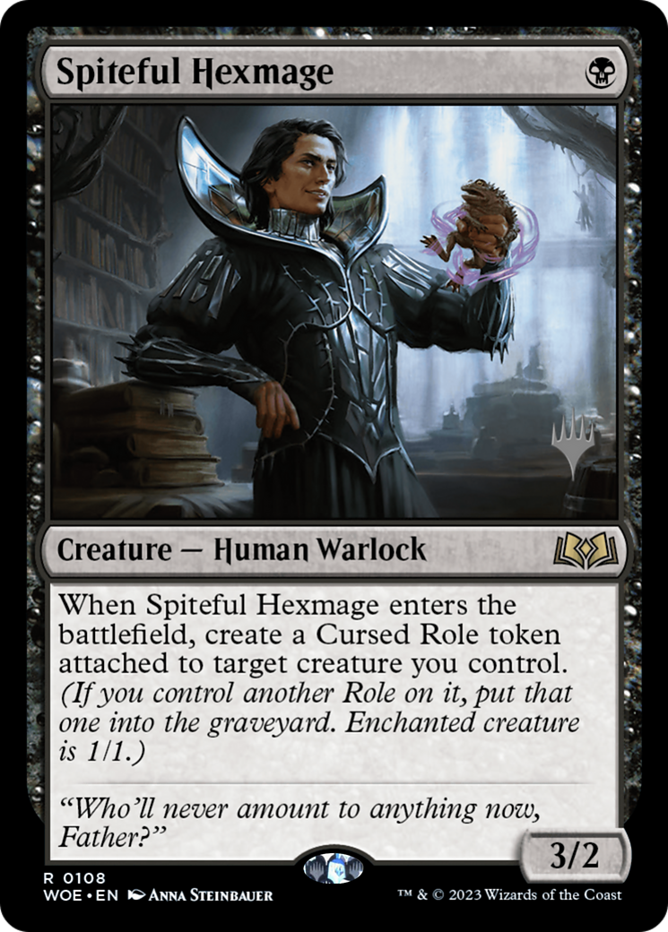 Spiteful Hexmage (PPWOE-108) - Wilds of Eldraine Promos Foil