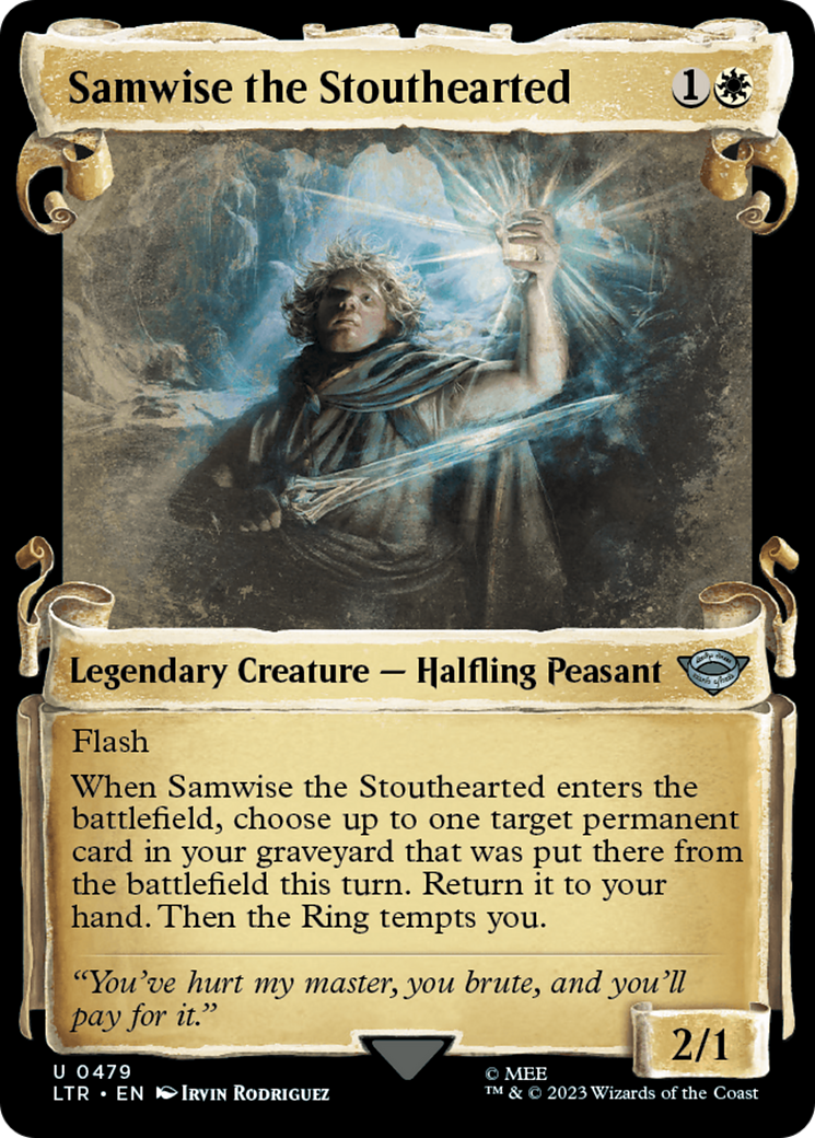 Samwise the Stouthearted (LTR-479) - The Lord of the Rings: Tales of Middle-earth: (Showcase) Foil