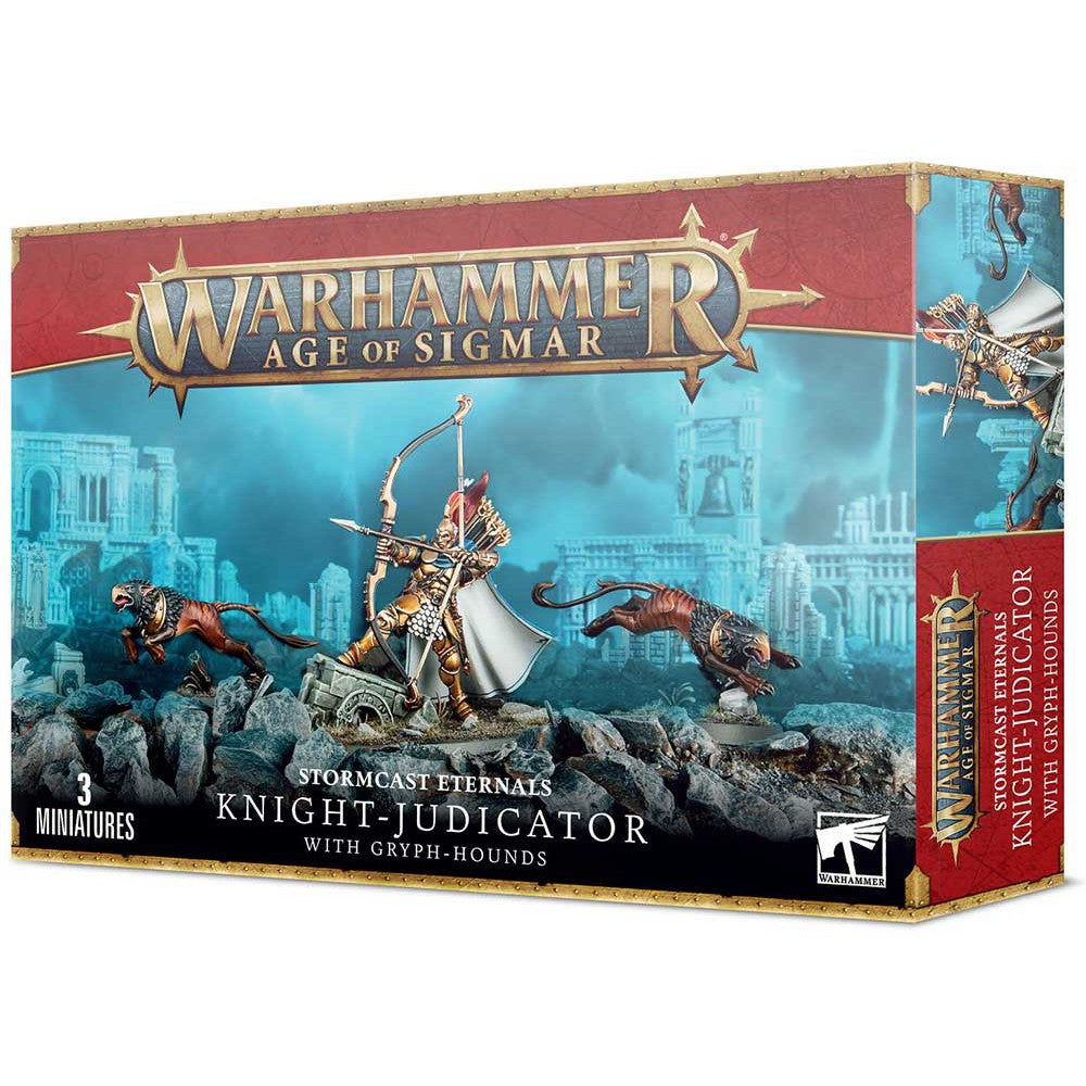 Stormcast Eternals Knight-Judicator With Gryph-Hounds ( 96-49 ) - Used