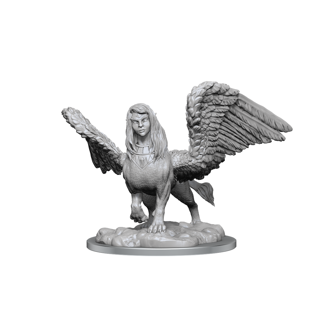 Critical Role Unpainted Minis: Female Sphinx